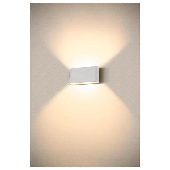 SLV 1007145 OVAL 18 WL, Wandaufbauleuchte 2700/3000K, 10W, weiß IP65