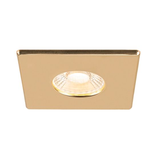SLV 1007193 Universal Downlight Abdeckung, für Downlight IP65, eckig, gold matt