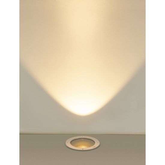 SLV 1007243 DASAR L RL runde Abdeckung 24° 3000K incl. DALI-Treiber edelstahl