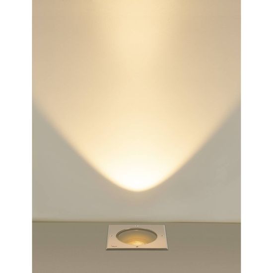 SLV 1007244 DASAR L RL eckige Abdeckung 24° 3000K incl. DALI-Treiber edelstahl