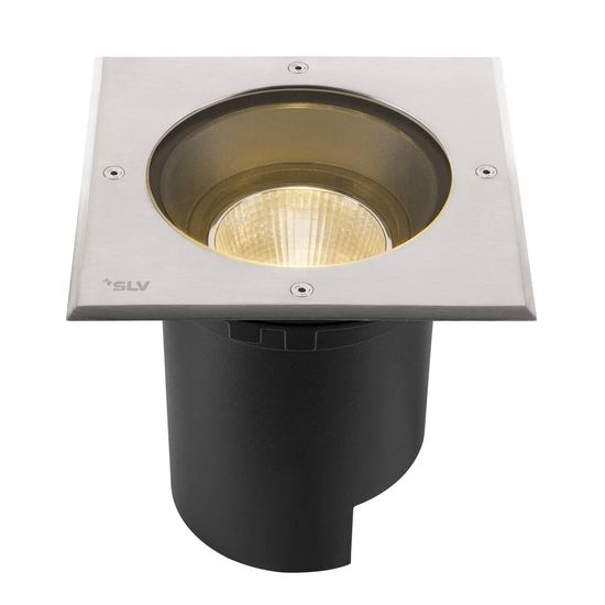 SLV 1007244 DASAR L RL eckige Abdeckung 24° 3000K incl. DALI-Treiber edelstahl