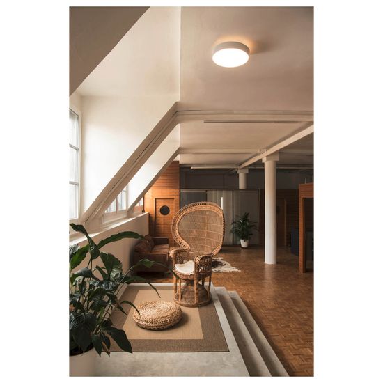 SLV 1007320 MEDO 40, LED Wand-Deckenaufbauleuchte rund 2700/3000/4000K, 20W, Phasenabschnitt, 110°, weiß