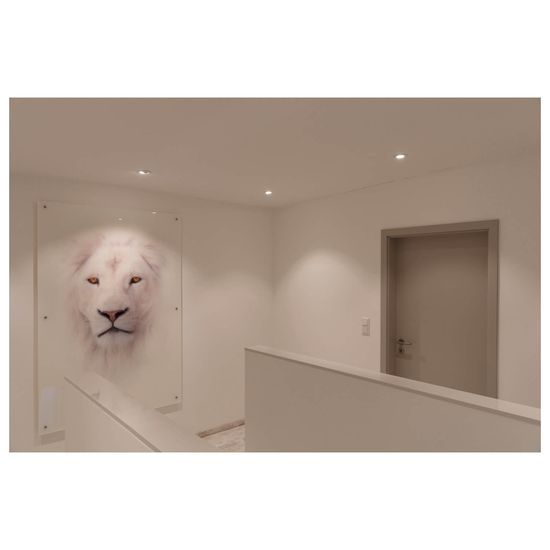 SLV 1007342 NEW TRIA 75, Deckeneinbauring, D: 9.3 H: 2.6 cm, weiß