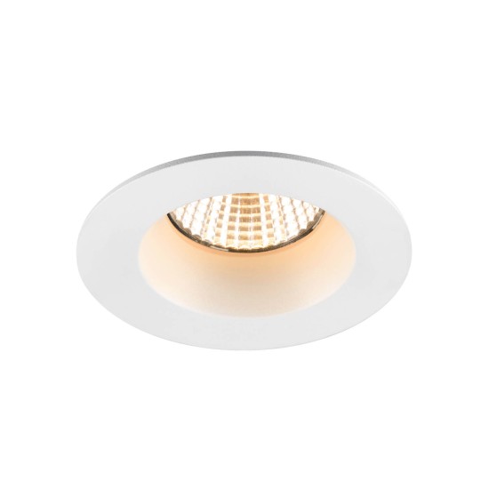 SLV 1007441 NEW TRIA UNIVERSAL 68, LED Deckeneinbauleuchte, 2500/3000/4000K, 38°, IP20/IP65 rund weiß