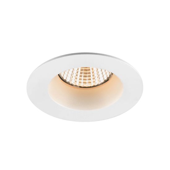 SLV 1007441 NEW TRIA UNIVERSAL 68, LED Deckeneinbauleuchte, 2500/3000/4000K, 38°, IP20/IP65 rund weiß