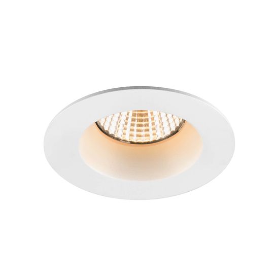 SLV 1007441 NEW TRIA UNIVERSAL 68, LED Deckeneinbauleuchte, 2500/3000/4000K, 38°, IP20/IP65 rund weiß