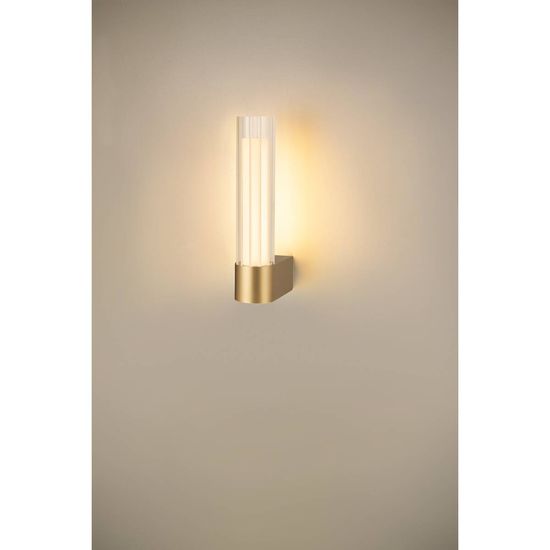 SLV 1007612 LYGANT single, LED Wandaufbauleuchte, 3000K, 8W, messing