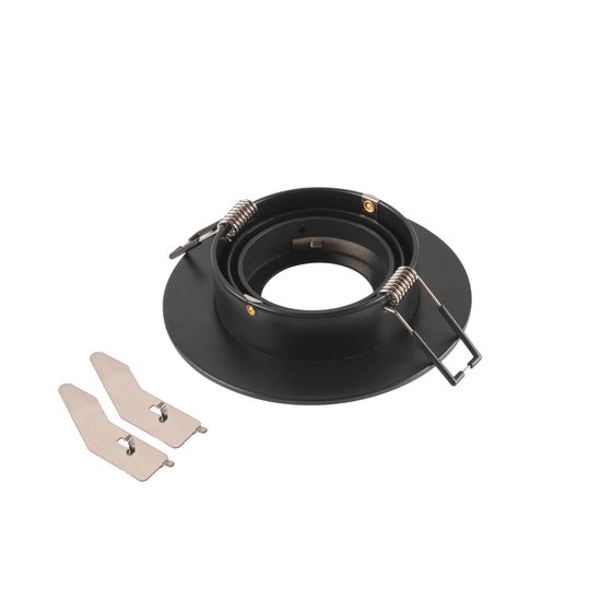 SLV 1007631 NEW TRIA 75 XL, Deckeneinbauring, D: 11 H: 2.6 cm, schwarz