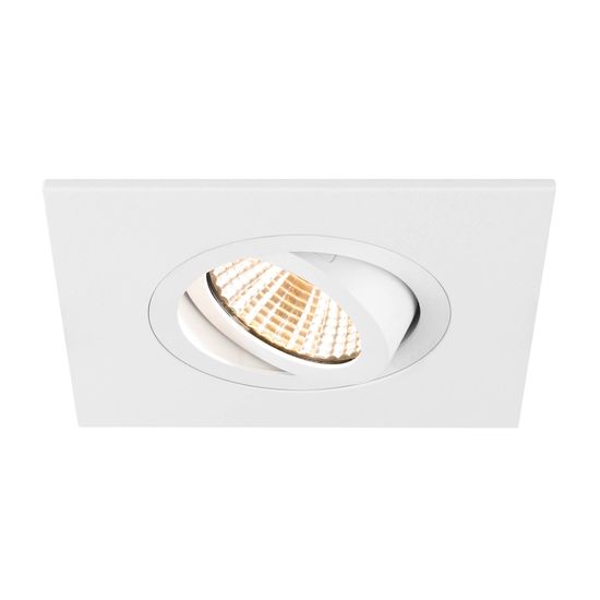 SLV 1007634 NEW TRIA 75 XL, Deckeneinbauring, L: 11 B: 11 H: 2.6 cm, weiß