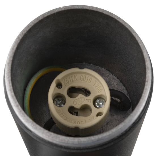 SLV 1007653 S-TUBE, Wandaufbauleuchte, rund GU10, schwarz