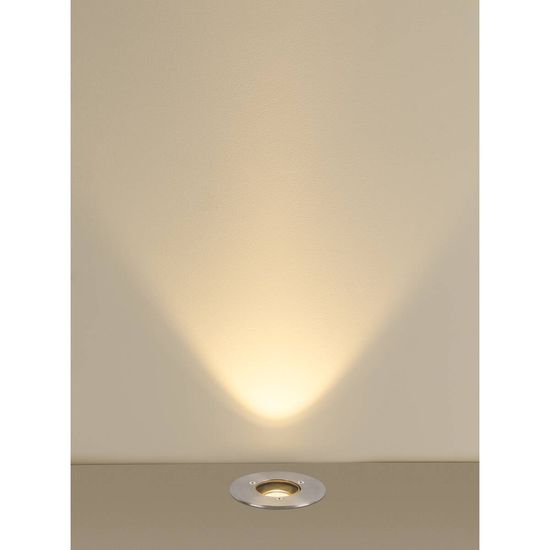 SLV 1007680 DASAR S, LED Bodeneinbauleuchte, rund, 4W, 3000K, 24°, IP67, zylindrisch, anthrazit