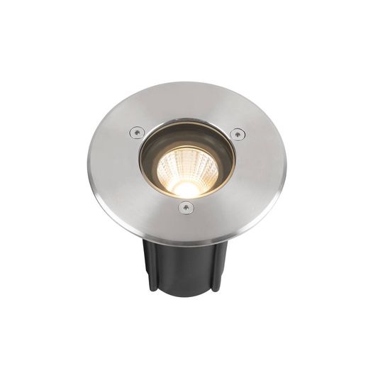 SLV 1007680 DASAR S, LED Bodeneinbauleuchte, rund, 4W, 3000K, 24°, IP67, zylindrisch, anthrazit