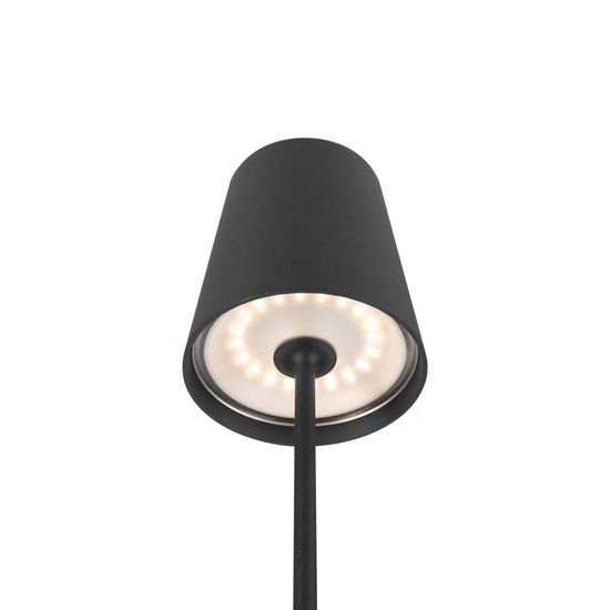 SLV 1007693 VINOLINA TWO, LED Akku-Tischleuchte IP65, 2200/2700/3000K, TOUCH, schwarz