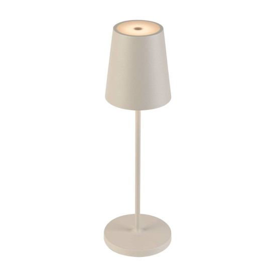 SLV 1007697 VINOLINA TWO, LED Akku-Tischleuchte IP65, 2200/2700/3000K, TOUCH, beige
