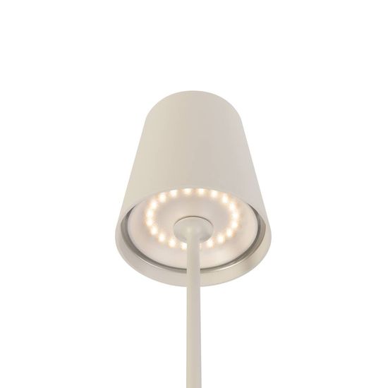 SLV 1007697 VINOLINA TWO, LED Akku-Tischleuchte IP65, 2200/2700/3000K, TOUCH, beige