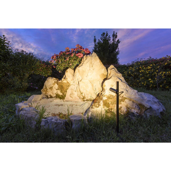 SLV HELIA SLIM Pole, single, LED Outdoor Stehleuchte, schwarz IP65 3000K 1007868