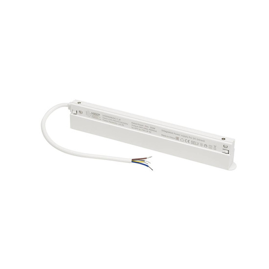 SLV 48V SYSTEM, Intrack LED Treiber, 48VDC, 250W, inkl. 30cm Anschlusskabel für 220-240VAC und DALI-Durchverdrahtung, weiß 1007873