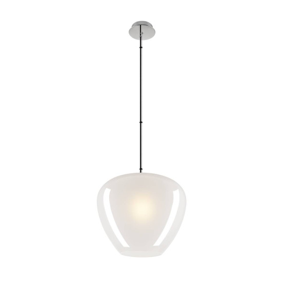 SLV PANTILO CONVEX 40, Pendelleuchte, 150cm, E27, max. 40W, weiß 1007878