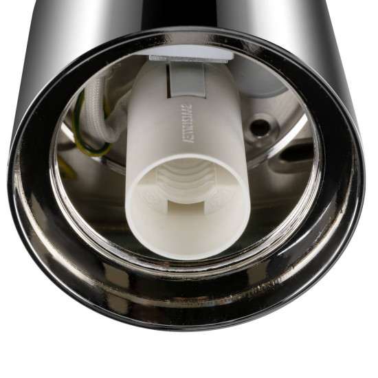 SLV VARYT, Deckenaufbauleuchte, rund, 1x max. 6W, E14, chrom 1008101