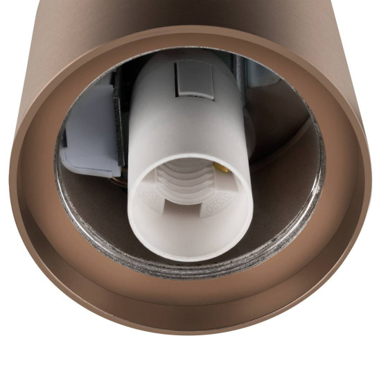 SLV VARYT, Deckenaufbauleuchte, rund, 1x max. 6W, E14, kupfer 1008103