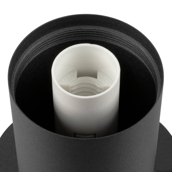 SLV VARYT, Tischleuchte, rund, 1x max. 6W, E14, schwarz 1008109