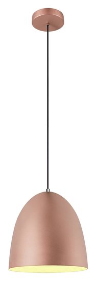 SLV PARA CONE 30, Pendelleuchte, Pendellänge 250cm, E27, 1x max. 60W, kupfer / weiß 1008132
