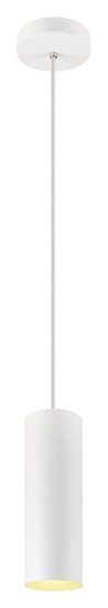SLV ENOLA, Pendelleuchte, Pendellänge 150cm, E27, 1x max. 50W, matt weiß 1008133