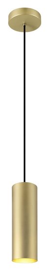 SLV ENOLA, Pendelleuchte, Pendellänge 150cm, E27, 1x max. 50W, matt gold 1008134