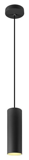 SLV ENOLA, Pendelleuchte, Pendellänge 150cm, E27, 1x max. 50W, matt schwarz 1008135