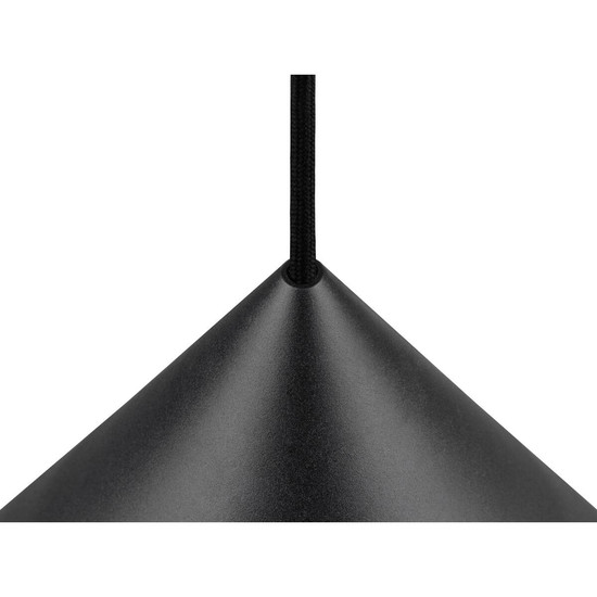 SLV MAGICO 38, Pendelleuchte, E27, Pendellänge 180cm, 1x max. 10W, matt schwarz 1008503