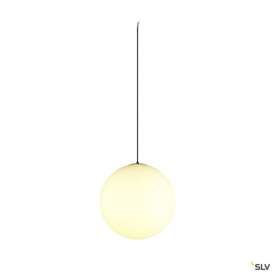 SLV 1008534 SUN 40 PD, E27, Pendelleuchte, Pendellänge 400 cm, rund, schwarz