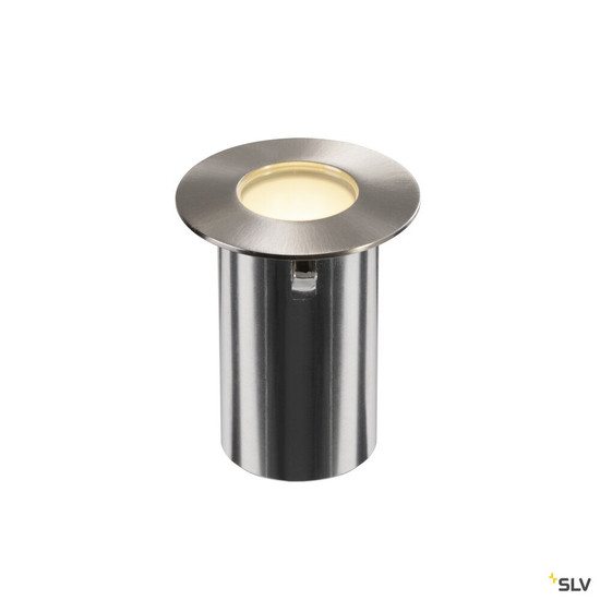 SLV 1008842 TRAIL-LITE® 60, Single, Bodeneinbauleuchte, 3000K, IP67, rund, edelstahl / aluminium