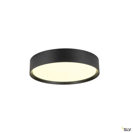 SLV 1008918 DECONA 30, CL, PHASE, Deckenaufbauleuchte, rund, 3000/4000K, 17 W, schwarz