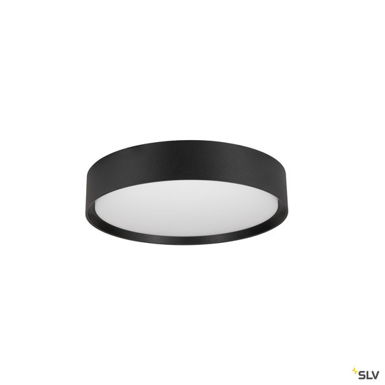 SLV 1008918 DECONA 30, CL, PHASE, Deckenaufbauleuchte, rund, 3000/4000K, 17 W, schwarz