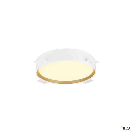 SLV 1008920 DECONA 30, CL, PHASE, Deckenaufbauleuchte, rund, 3000/4000K, 17 W, schwarz / gold