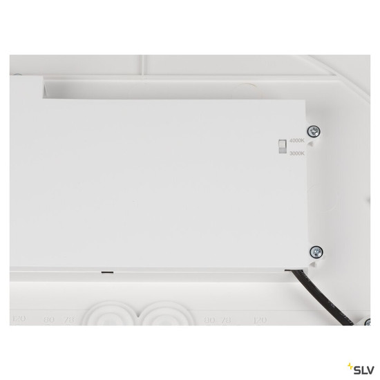 SLV 1008921 DECONA 42, CL, PHASE, Deckenaufbauleuchte, rund, 3000/4000K, 23 W, weiß