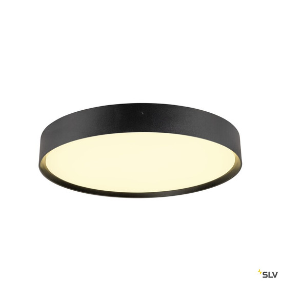 SLV 1008922 DECONA 42, CL, PHASE, Deckenaufbauleuchte, rund, 3000/4000K, 23 W, schwarz