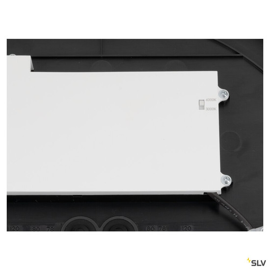 SLV 1008924 DECONA 42, CL, PHASE, Deckenaufbauleuchte, rund, 3000/4000K, 23 W, schwarz / gold