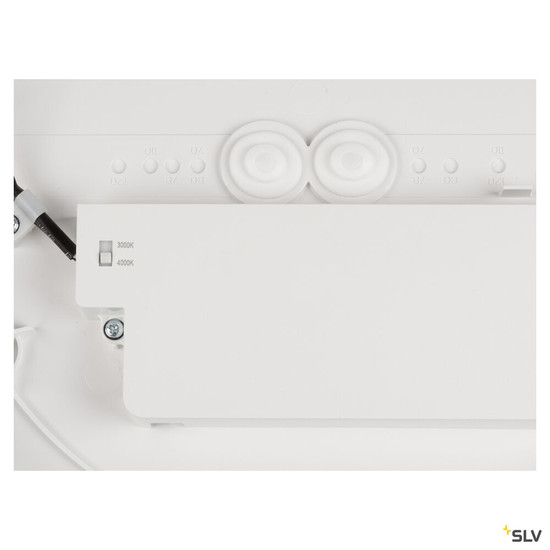 SLV 1008926 DECONA 30, CL, Sensor, Deckenaufbauleuchte, rund, 3000/4000K, 17 W, weiß