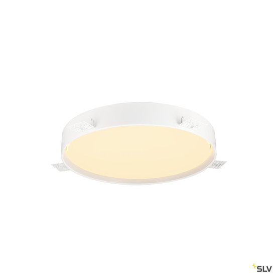 SLV 1008927 DECONA 42, CL, Sensor, Deckenaufbauleuchte, rund, 2700/3000K, 23 W, weiß