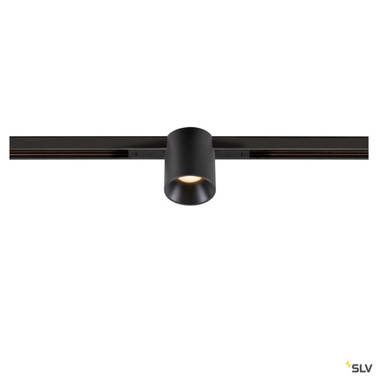 SLV 1008946 FIX-IT!, 48V, DALI, rund, Standard track, Spot, 2700K, 6.6 W, 36°, schwarz / schwarz