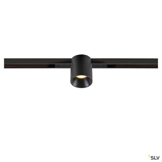 SLV 1008950 FIX-IT!, 48V, DALI, rund, Standard track, Spot, 3000K, 6.6 W, 36°, schwarz / schwarz