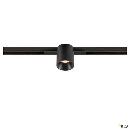 SLV 1008954 FIX-IT!, 48V, DALI, rund, Standard track, Spot, 2000-3000K, 7.4 W, 36°, schwarz / schwarz