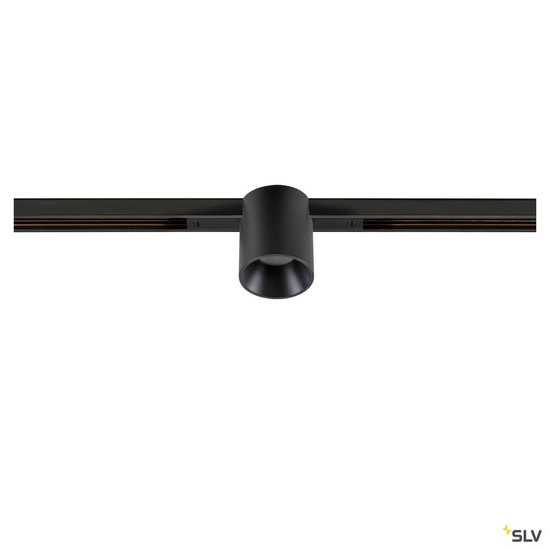 SLV 1008954 FIX-IT!, 48V, DALI, rund, Standard track, Spot, 2000-3000K, 7.4 W, 36°, schwarz / schwarz