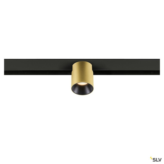 SLV 1008959 FIX-IT!, 48V, DALI, rund, Surface mounted track, Spot, 2700K, 6.6 W, 36°, gold / schwarz