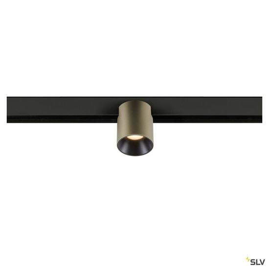 SLV 1008960 FIX-IT!, 48V, DALI, rund, Surface mounted track, Spot, 2700K, 6.6 W, 36°, bronze / schwarz