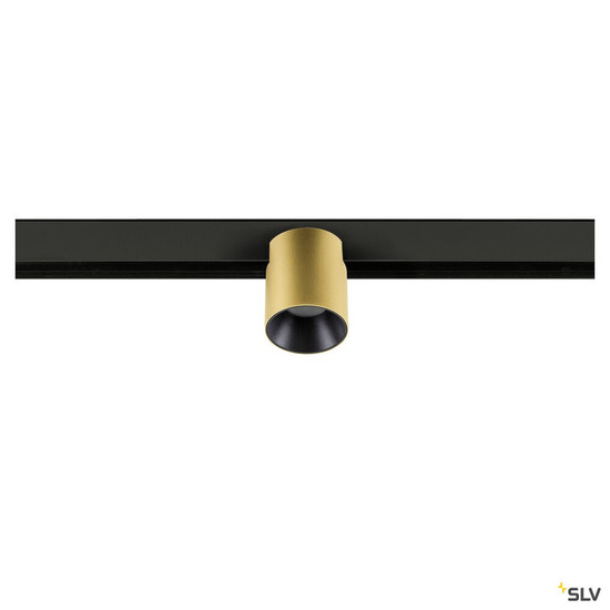 SLV 1008967 FIX-IT!, 48V, DALI, rund, Surface mounted track, Spot, 2000-3000K, 7.4 W, 36°, gold / schwarz