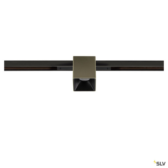 SLV 1008972 FIX-IT!, 48V, DALI, eckig, Standard track, Spot, 2700K, 6.6 W, 36°, bronze / schwarz