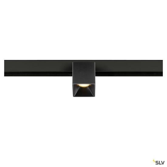 SLV 1008990 FIX-IT!, 48V, DALI, eckig, Surface mounted track, Spot, 2000-3000K, 7.4 W, 36°, schwarz / schwarz