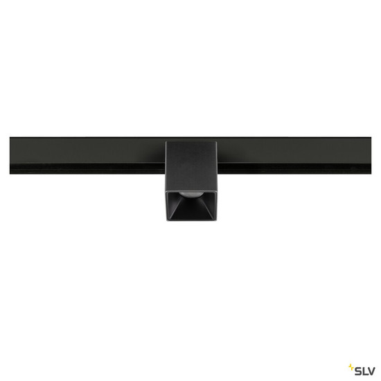 SLV 1008990 FIX-IT!, 48V, DALI, eckig, Surface mounted track, Spot, 2000-3000K, 7.4 W, 36°, schwarz / schwarz